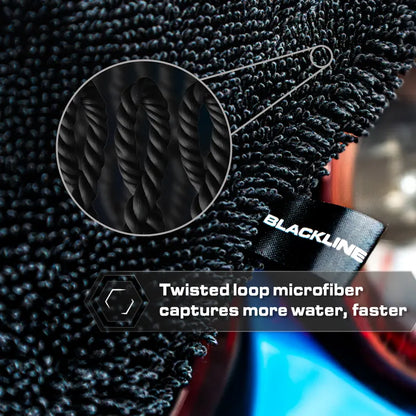 TWISTED-LOOP DRYING TOWEL - Ultra-Absorbent Car Drying Towel Made With A Twisted-Loop Microfiber Weave, 1300 GSM Premium Microfiber