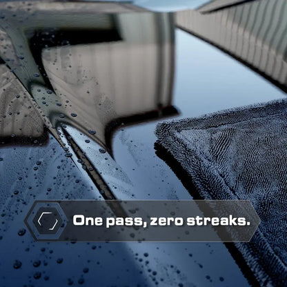 TWISTED-LOOP DRYING TOWEL - Ultra-Absorbent Car Drying Towel Made With A Twisted-Loop Microfiber Weave, 1300 GSM Premium Microfiber