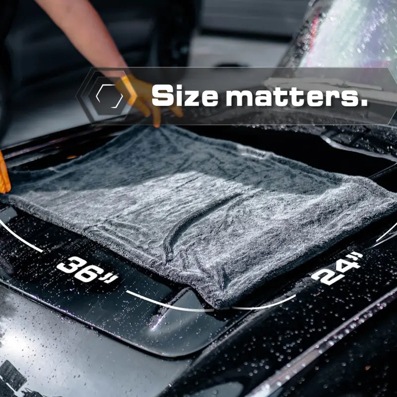 TWISTED-LOOP DRYING TOWEL - Ultra-Absorbent Car Drying Towel Made With A Twisted-Loop Microfiber Weave, 1300 GSM Premium Microfiber