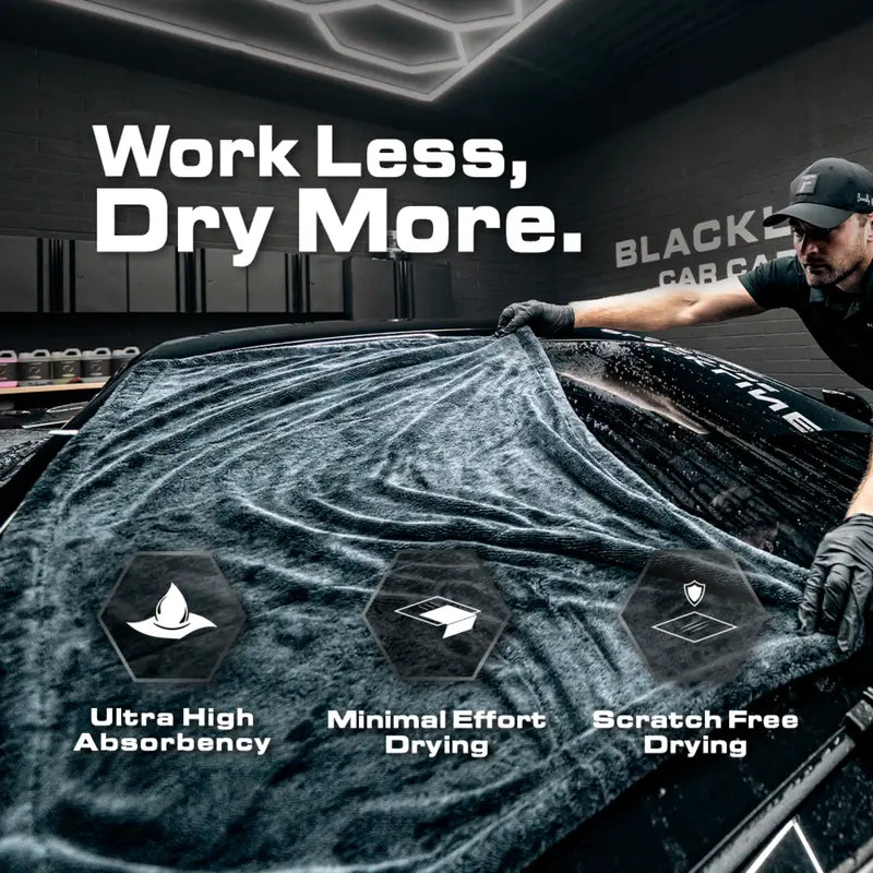 TWISTED-LOOP DRYING TOWEL - Ultra-Absorbent Car Drying Towel Made With A Twisted-Loop Microfiber Weave, 1300 GSM Premium Microfiber