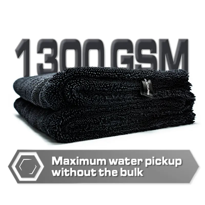 TWISTED-LOOP DRYING TOWEL - Ultra-Absorbent Car Drying Towel Made With A Twisted-Loop Microfiber Weave, 1300 GSM Premium Microfiber